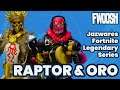 Fortnite Oro and Raptor Glow Jazwares Legendary Series Epic Games Action Figure Review
