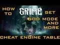 GRIME How to get God Mode and More with Cheat Engine Table