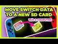 How To Move Data to a New Micro SD Card on Nintendo Switch No Computer Method