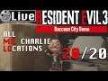 LIVE ! Resident Evil 3 Demo: All Mr. Charlie Bobble Head locations
