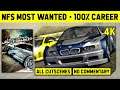 NFS Most Wanted Remastered 4K - 100% Career Part. 2 - No Commentary