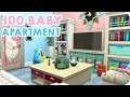 100 BABY CHALLENGE APARTMENT | Sims 4 Speed Build