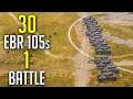 30 EBR 105s in 1 Battle | 15 vs 15 EBR 105s | Face Off Season 2 Teaser | World of Tanks