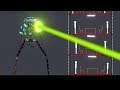 Alien Tripod Shoots Laser Through Building Full of Ragdolls in People Playground!