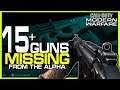 All 15+ Missing Guns from the Modern Warfare Alpha! (Most Ever at Launch?)