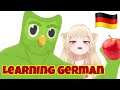 Alymew learns German with Duolingo | German language kinda scary
