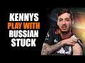 KENNYS PLAY WITH RUSSIAN STUCK | KENNYS STREAM CSGO FPL