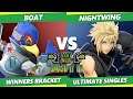 Smash It Up 10 - Boat (Falco, Toon Link) Vs. Nightwing (Cloud) - SSBU Ultimate Tournament