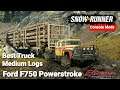 SnowRunner: Best Truck Medium Logs - Ford F750 Powerstroke