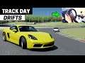 Track Day DRIFTS | Porsche 718 Cayman S | Assetto Corsa Gameplay (Steering Wheel Cam)