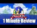 1 Minute Review Sonic 4 (WiiWare)