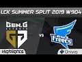 GEN vs AF Highlights Game 2 LCK Summer 2019 W9D4 Gen G vs Afreeca Freecs Highlights by Onivia