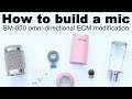How to build a microphone - BM-800 omni-directional ECM modification
