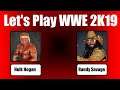Let's Play WWE 2K19: Hulk Hogan - Randy Savage (Swedish)