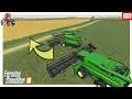🔴 LIVE, BIG FIELD HARVESTING | Elkader Iowa Live Stream | FARMING SIMULATOR 19