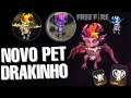NOVO PET DRAKINHO TODAS AS SKIN E EMOT FREE FIRE GARENA OFICIAL