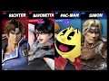 Super Smash Bros Ultimate Amiibo Fights   Request #7575 Richter & Bayonetta vs Pac Man & Simon