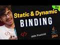 BINDING in Java : STATIC BINDING & DYNAMIC BINDING in Java #java #ShukriyaJava | Hindi