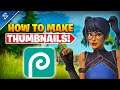How To Make *FREE* Fortnite Thumbnails! - Backgrounds, Renders, Text & More!
