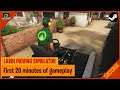 LAWN MOVING SIMULATOR - First 20 minutes!! (No commentary) PC Steam / FullHD 60fps