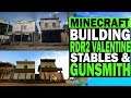 Minecraft: Building Red Dead Redemption 2 Stables & Gunsmith (Minecraft w/ Ray Tracing)