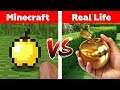 MINECRAFT GOLDEN APPLE IN REAL LIFE! Minecraft vs Real Life animation