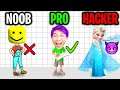 NOOB vs PRO vs HACKER In BRAIN OUT APP GAME! (LANKYBOX RIDDLES & PUZZLES!)