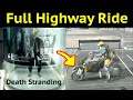 Ride 100% Complete Highway in Death Stranding: on Norman Reedus Motorcycle
