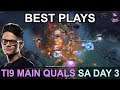 TI9 BEST PLAYS Main Quals SA DAY 3 Highlights Dota 2 by Time 2 Dota #dota2 #ti9