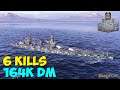World of WarShips | Sinop | 6 KILLS | 164K Damage - Replay Gameplay 4K 60 fps