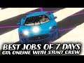 GTA 5 BEST JOBS OF LAST 7 DAYS  WITH STUNT CREW COME AND JOIN US [ PS4 1080P HD 60 FPS ]