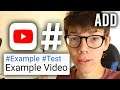 How To Use Hashtags On YouTube | Add Hashtags On YouTube Title