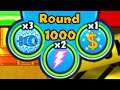 HYPERSPEED HACK :: How FAST Is ROUND 1000!? INSANE LATEGAME...(Bloons TD Battles)