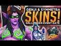 Overwatch: NEW Genji & Symmetra Skins! - Halloween Terror Event Date