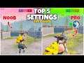 TOP 5 SETTINGS AND FEATURES IN BGMI TO BE A PROš„BEST TIPS AND TRICKS IN PUBG MOBILE | MEW2