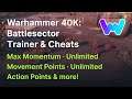 Warhammer 40,000: Battlesector Trainer & Cheats (Unlimited Action Points, Max Momentum & More)