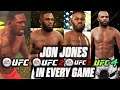 Winning A Fight With JON JONES In EVERY EA UFC GAME Released!