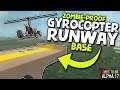 ZOMBIE-PROOF GYROCOPTER RUNWAY BASE! Hardcore Survival Alpha 17 #38 | 7 Days to Die (2019 Alpha 17)