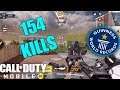 Call of Duty Mobile - NEW WORLD RECORD 154 KILLS GAMEPLAY!