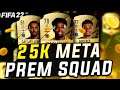 FIFA 22 OVERPOWERED 25K META SQUAD! PREMIER LEAGUE EPL SQUAD  | FIFA 22 ULTIMATE TEAM SQUAD BUILDER