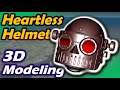 [Modeling] Heartless Helmet. 배그 하트리스 3뚝 모델링.