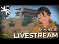 Moving from one village build to another - Minecraft Livestream