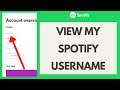 Spotify Username: How to View My Spotify Username?