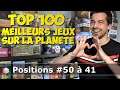 TOP 100 de JP - MEILLEURS jeux de société - Positions #50 à 41