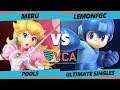 VCA19 - Meru (Peach, Daisy) Vs. SFZ | LemonFGC (Mega Man) Smash Ultimate Tournament Pools