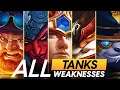 ALL 12 TANKS AND THEIR WEAKNESSES EXPLAINED | MOBILE LEGENDS BANG BANG