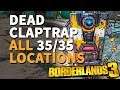 All Dead Claptrap Locations Borderlands 3