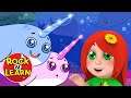 Baby Narwhal | Fun Activity Song | Learn About Ocean Creatures for Kids