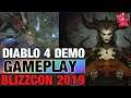 Diablo 4 Blizzcon 2019 Demo Druid, Sorceress, Barbarian Gameplay