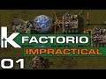 Factorio 0.17 | Impractical Ep 01 | Tree Chopping and Hand Filling Furnaces | Let's Play Factorio